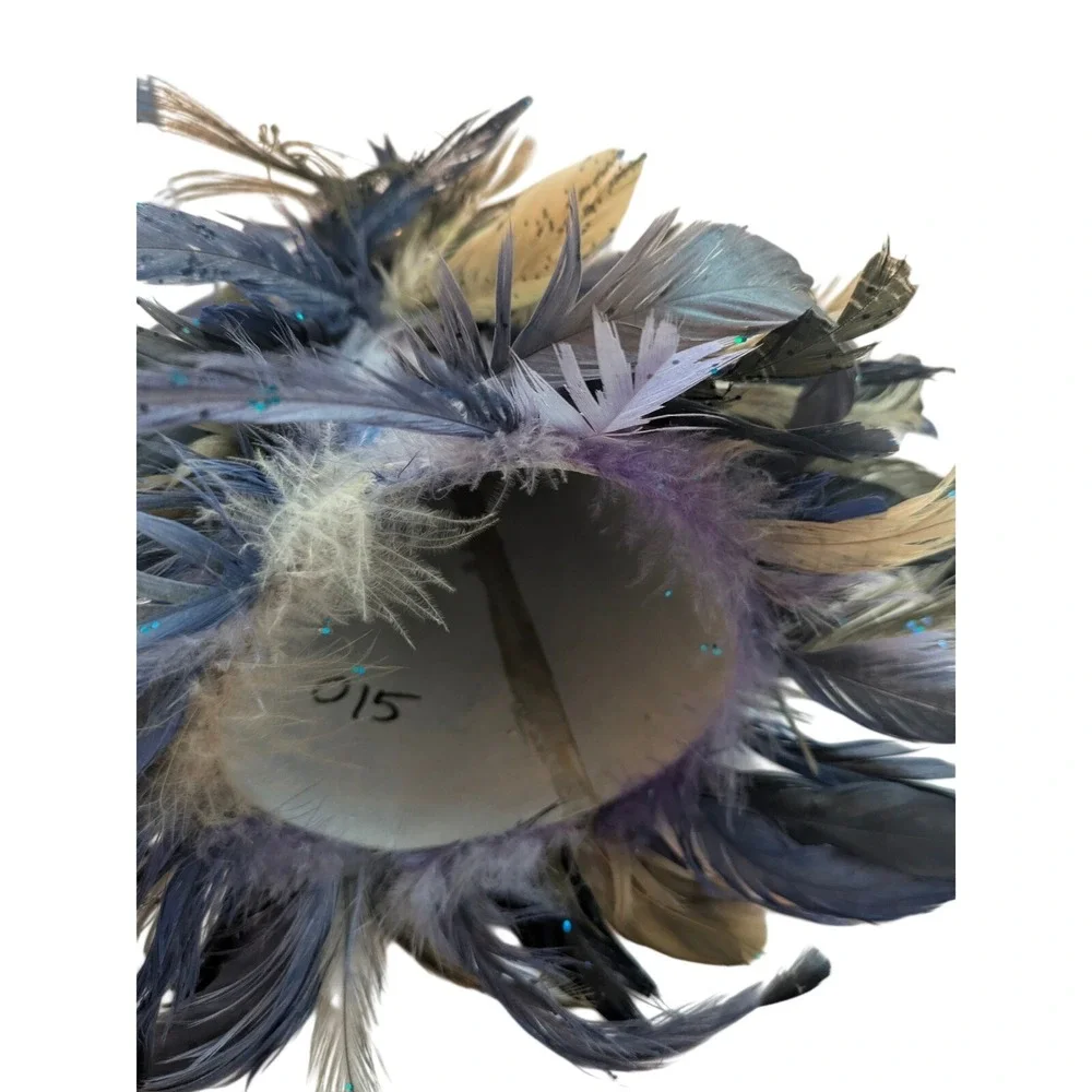 VintageFeather‎ Christmas Tree Topper Peacock Accents Ornaments